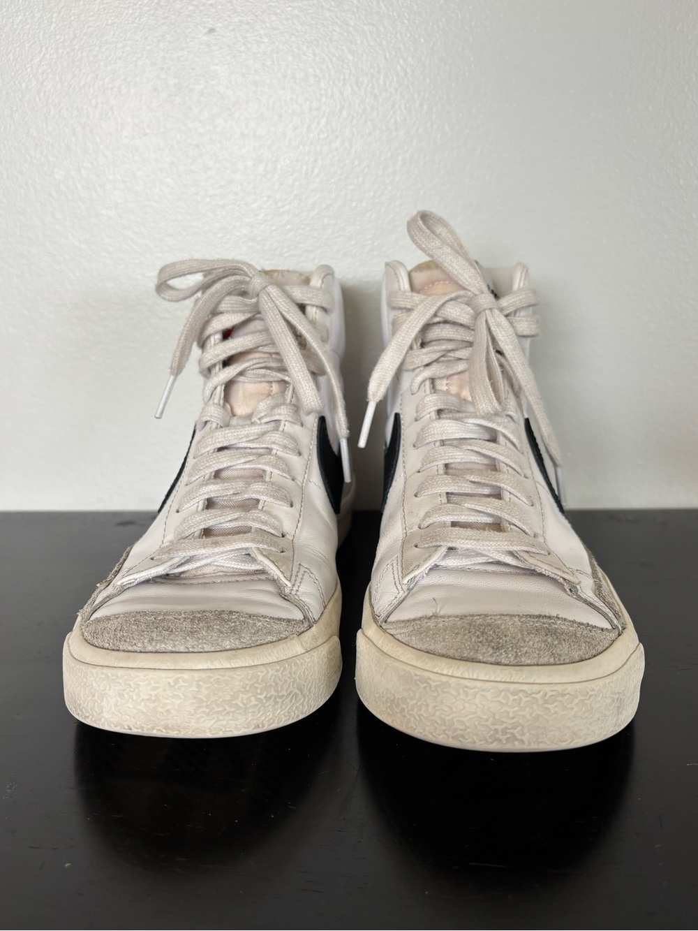 Nike Blazer Mid 77 Vintage White Black CZ1055-100 Womens Size 7.5 Sneakers Shoes - Picture 3 of 14
